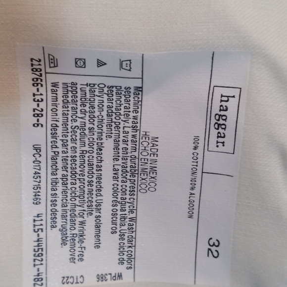 Haggar dress twill khaki shorts NWT - Picture 7 of 7